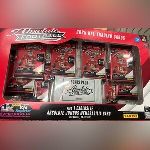 Panini Absolute Football 2025 Trading Cards with Bonus Pack
